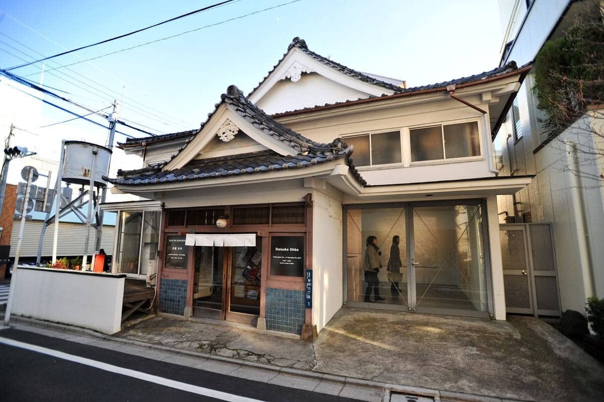 日本家屋を改装したギャラリー